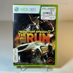 Xbox 360 Need for Speed The Run Limited Edition Game Disc CIB
